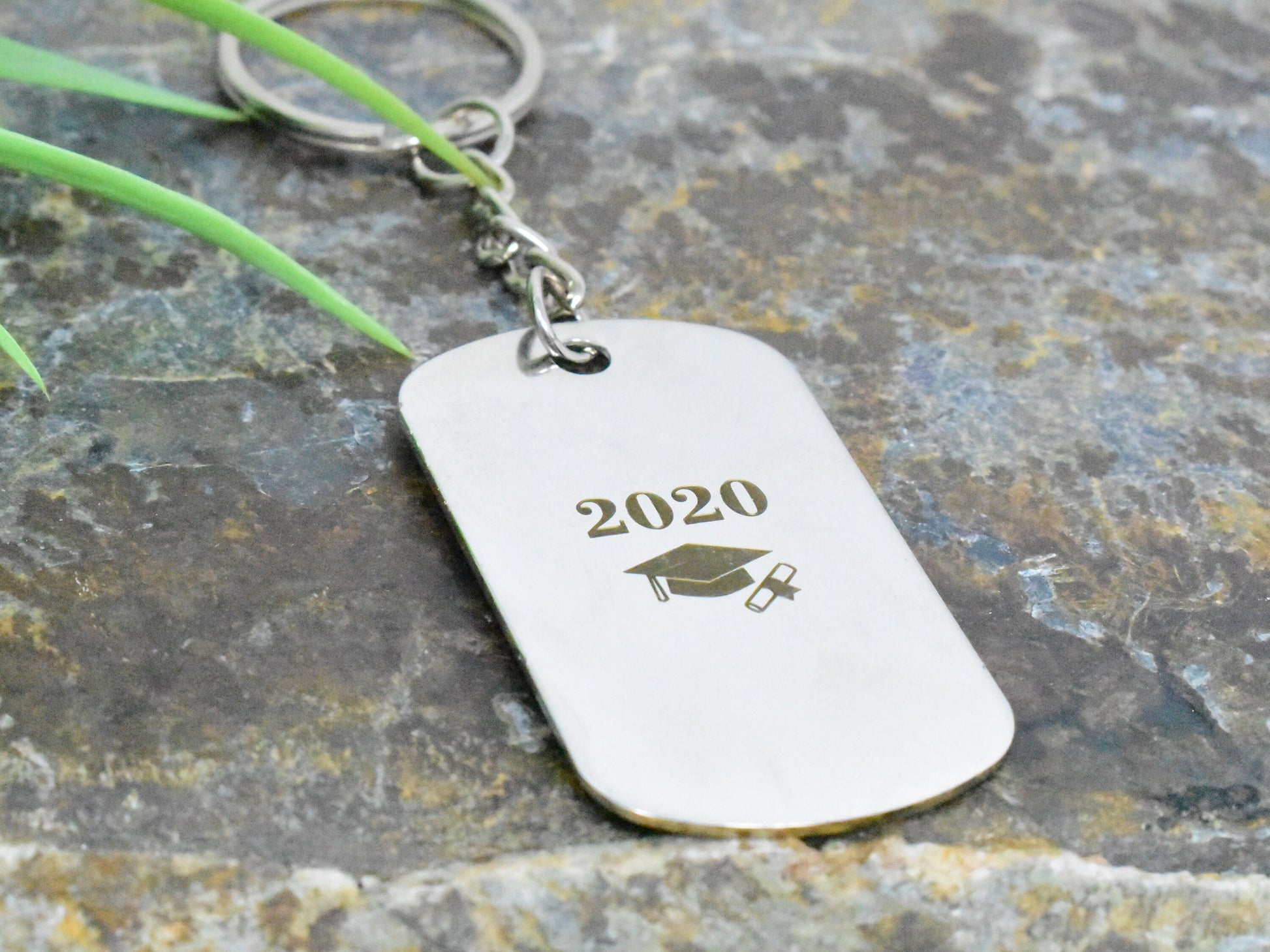 Custom Engraved Aluminum Keychain - Unique Gift, Custom Phrase, Personalized Laser Engraved / Marked Dog Tag, Personalized For Him / Her