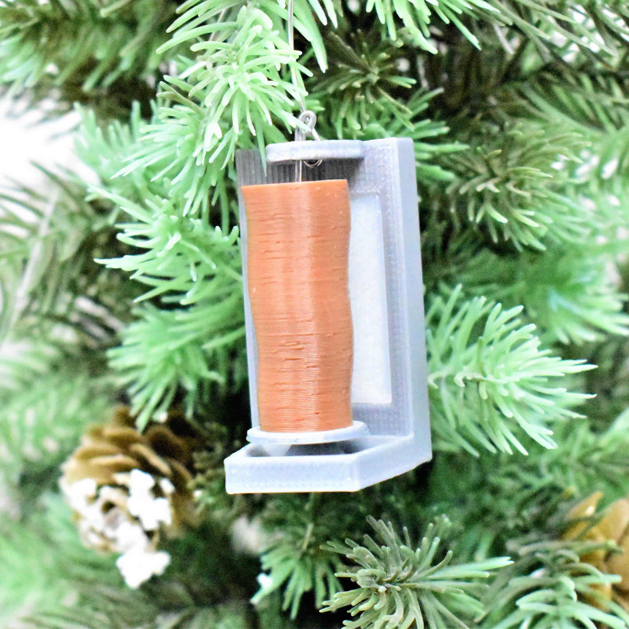 Donair Christmas Tree Ornament - Funny Atlantic Canadian Themed Christmas Decoration, 3D Printed Ornament