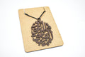 Wooden Quran Rear-view Mirror Car Hanger Decoration - Islam / Muslim car accessory, genuine laser cut wood, string hung, unique gift