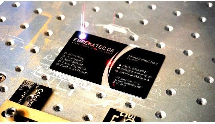 Aluminum Business Cards - A Canadian Made Premium way of Sharing your Business