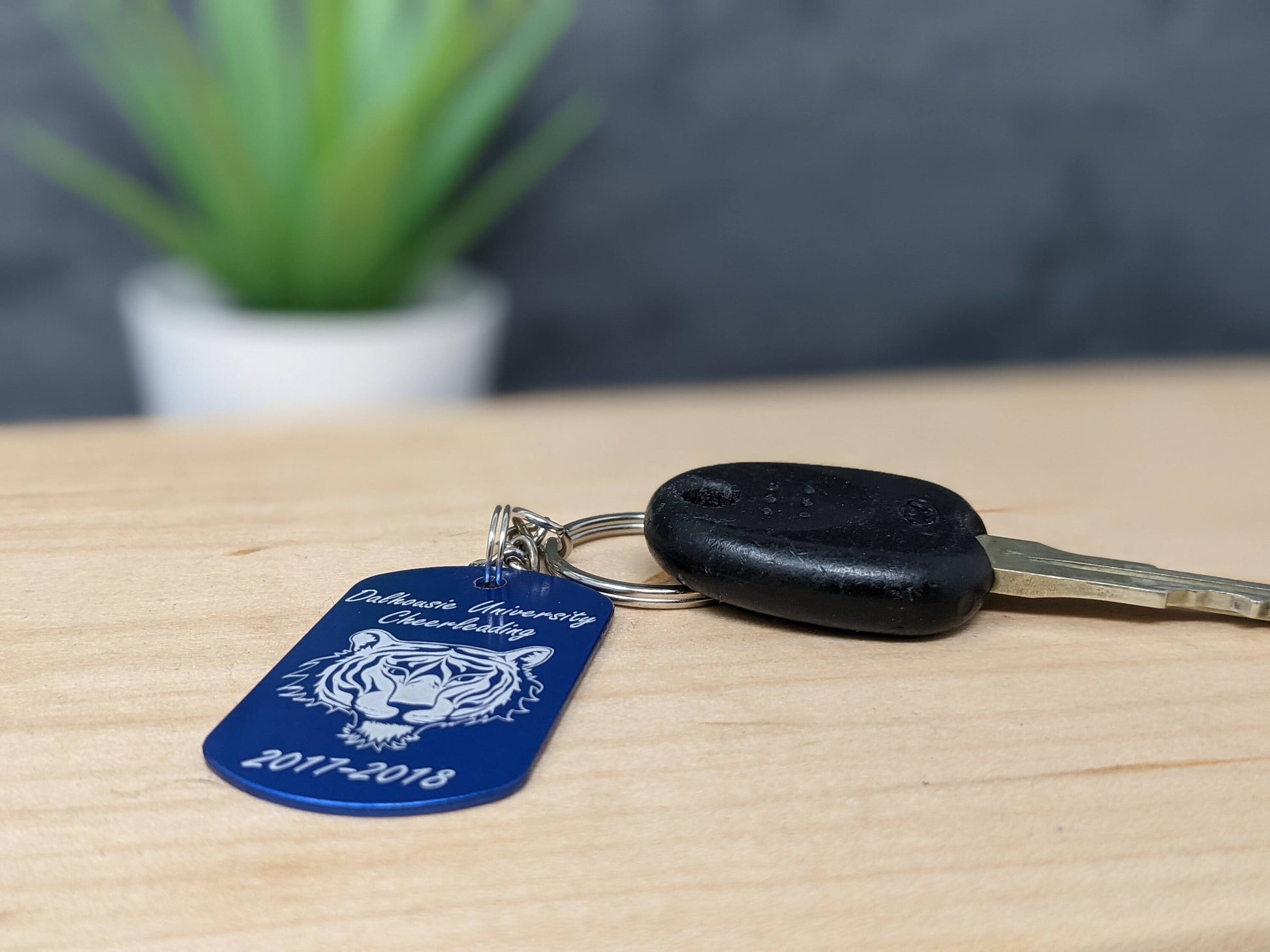 Custom Engraved Aluminum Keychain - Unique Gift, Custom Phrase, Personalized Laser Engraved / Marked Dog Tag, Personalized For Him / Her