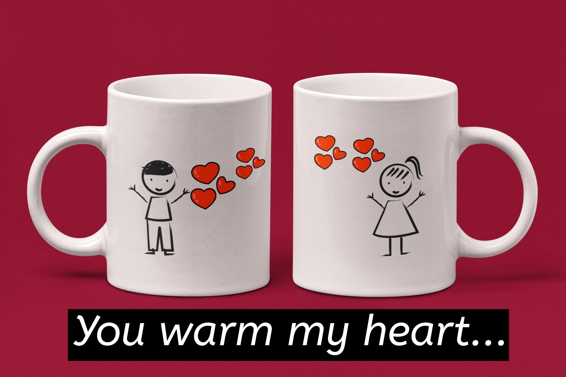 Customized Couple Mugs, Couples gift, Mother's Day gift, for him, for her, romantic gifts, couples